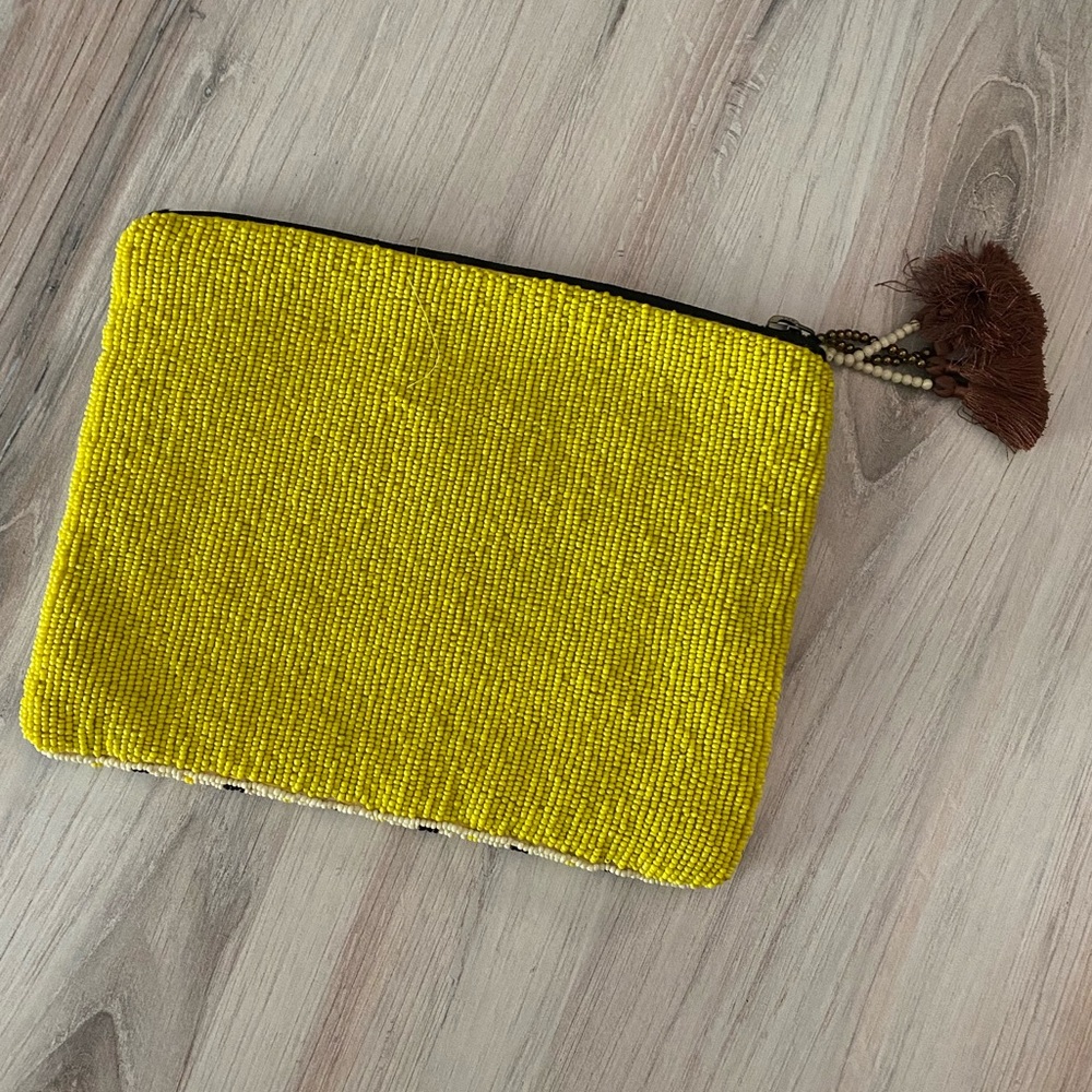 Anthropologie Beaded Clutch Purse - Picture 2 of 2